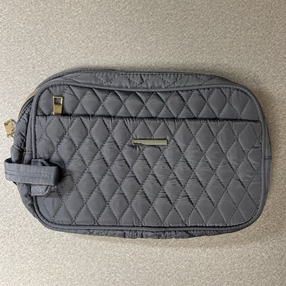 Vlando Makeup Bag Gray Travel‎ Toiletry Bag Cosmetic Bag New